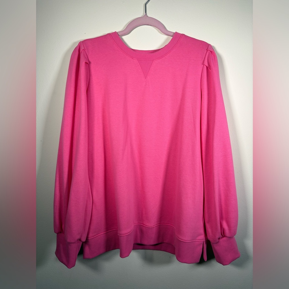 Belle by Kim Gravel Bright Pink Sweatshirt